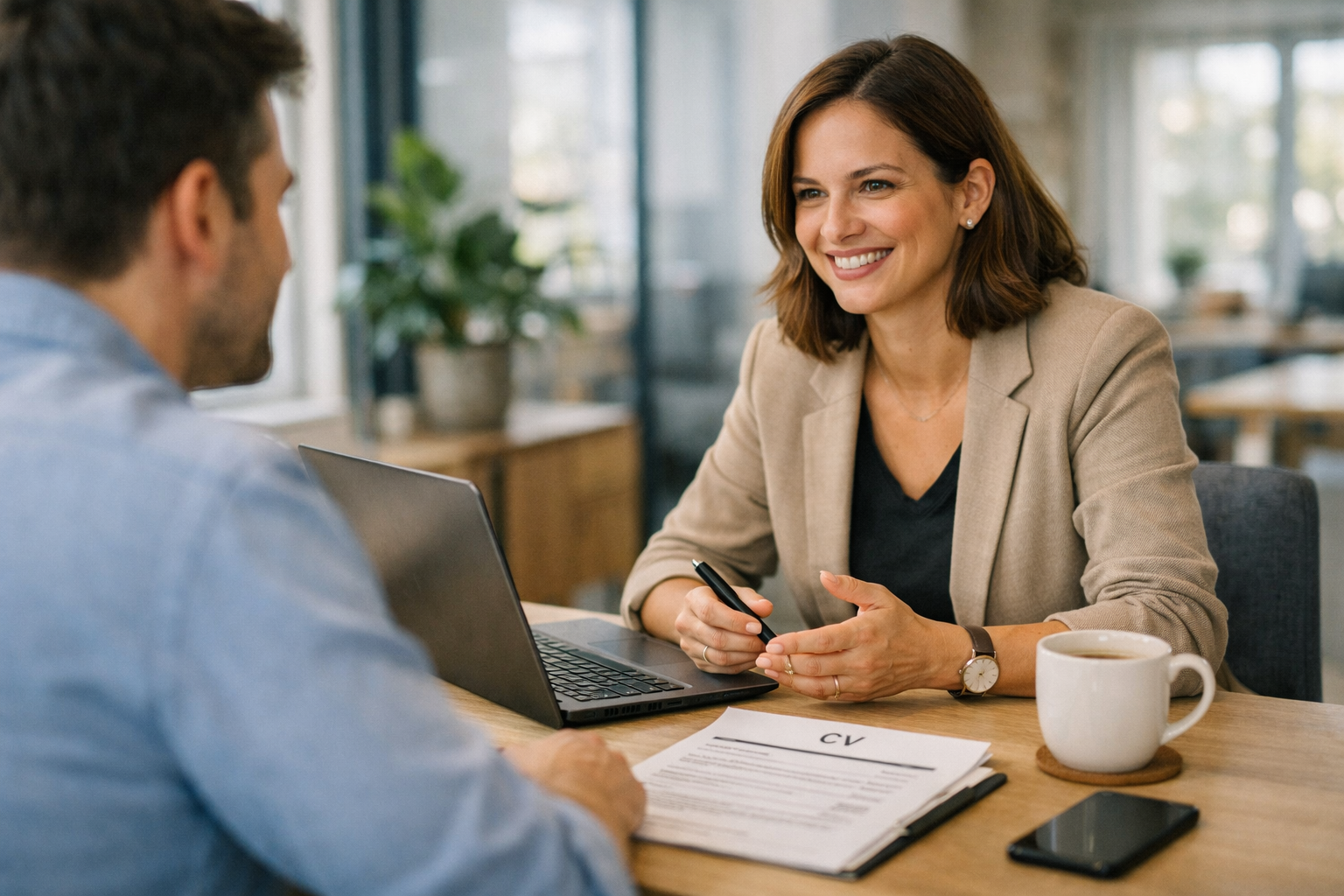 Recruitment agency interview for immediate start job vacancy